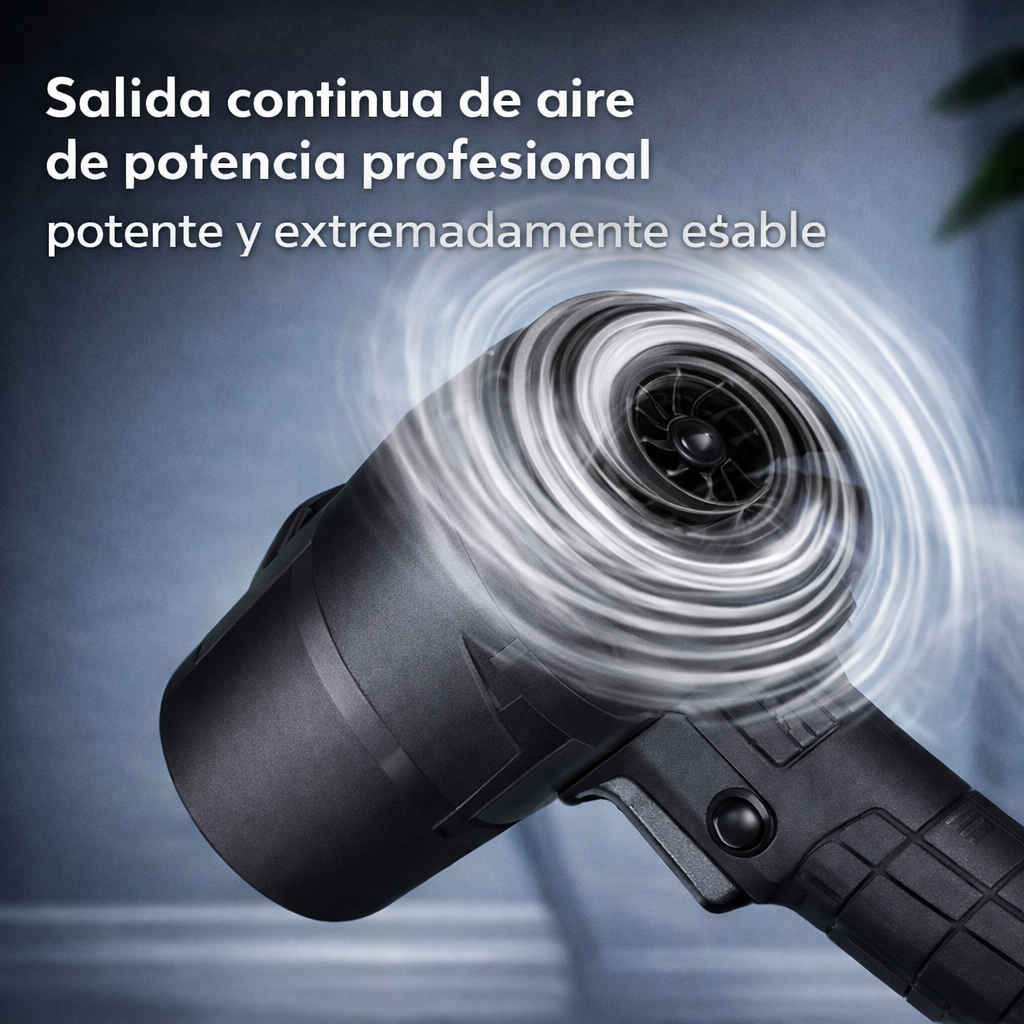 Soplador de Aire Inalámbrico Recargable Potente