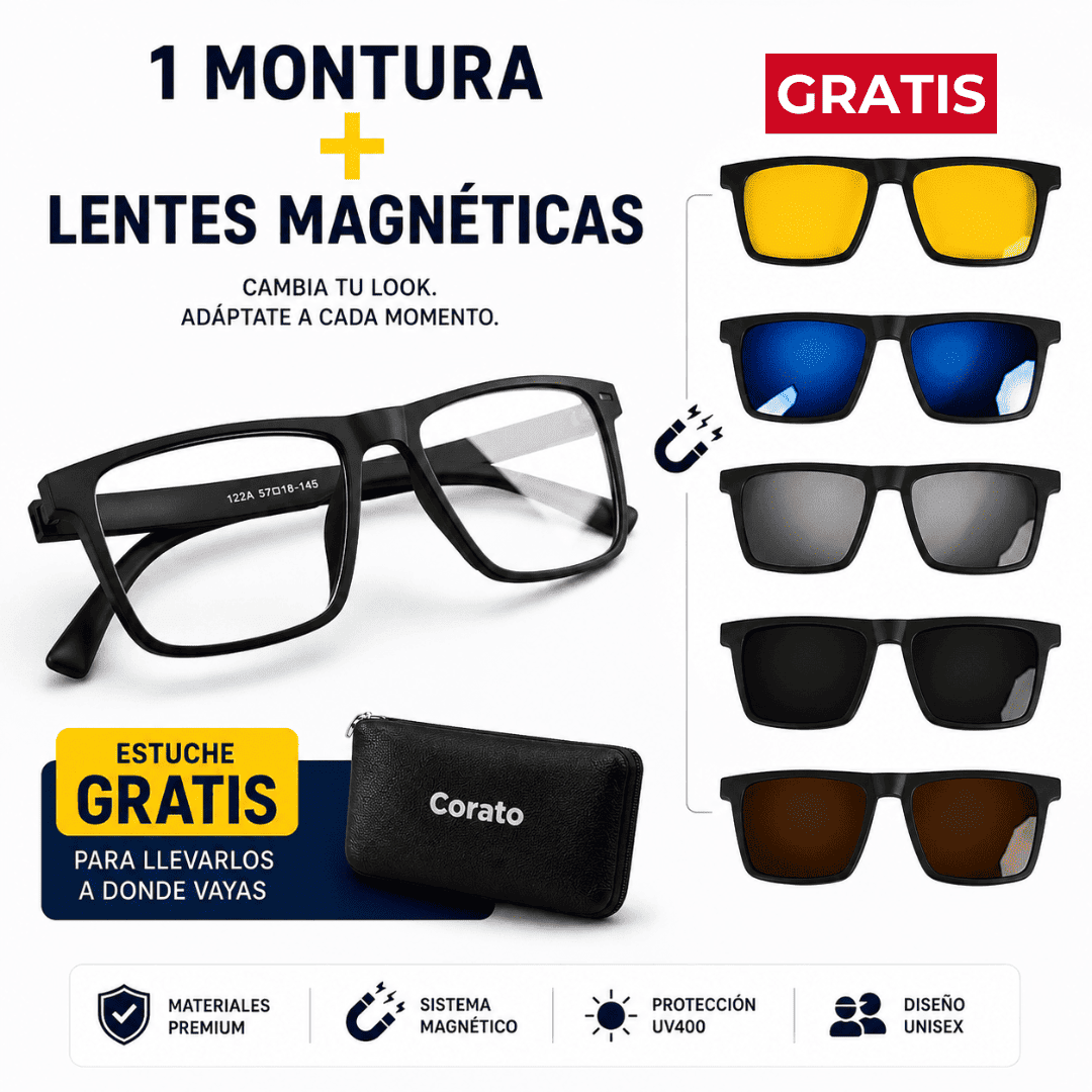 Gafas 6 en 1 Horizon — Lentes Intercambiables 🕶️