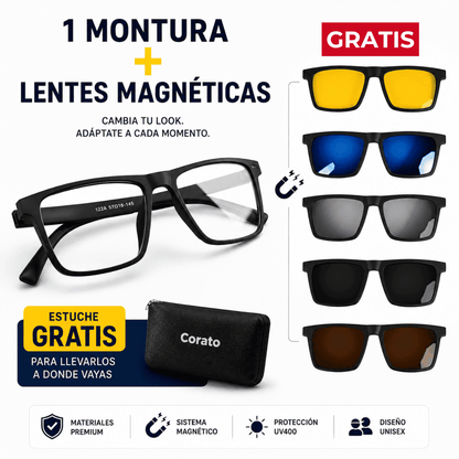 Gafas 6 en 1 Horizon — Lentes Intercambiables 🕶️