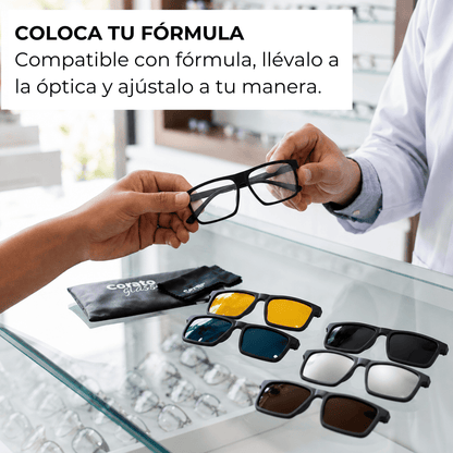 Gafas 6 en 1 Horizon — Lentes Intercambiables 🕶️