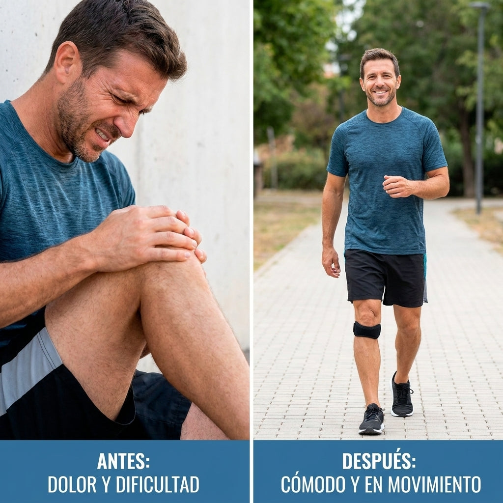 Pack x2 Rodilleras Deportivas + Parches de Alivio 🦵