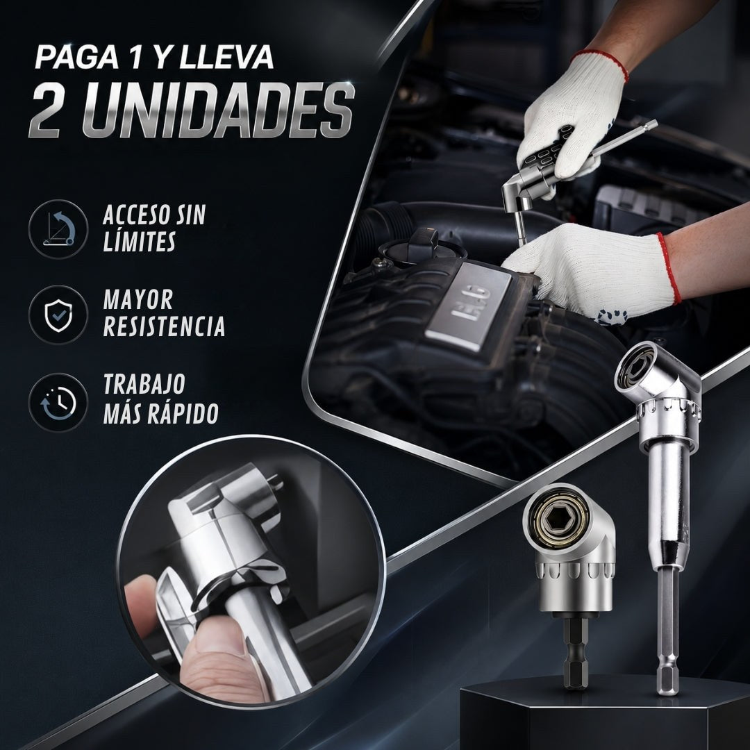 Adaptador de Taladro Grande + Pequeño — Acceso Sin Límites 🔧