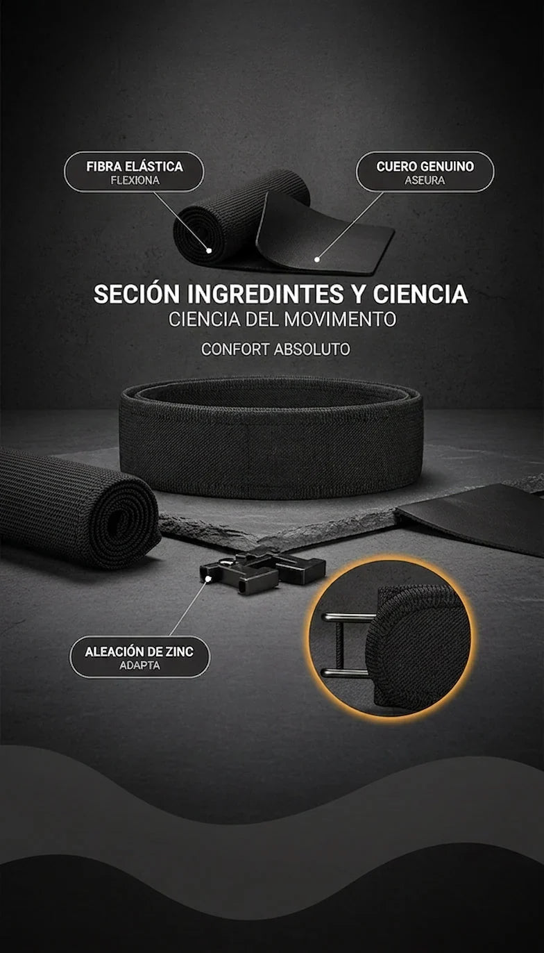 Cinturón Elástico Invisible Sin Hebilla 👖 Pack x2