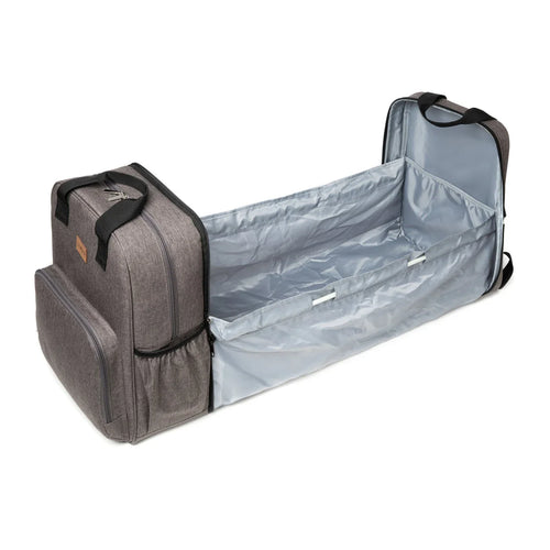 BabyNest Bag 3 en 1 · Bolso Pañalera con Cuna Portátil