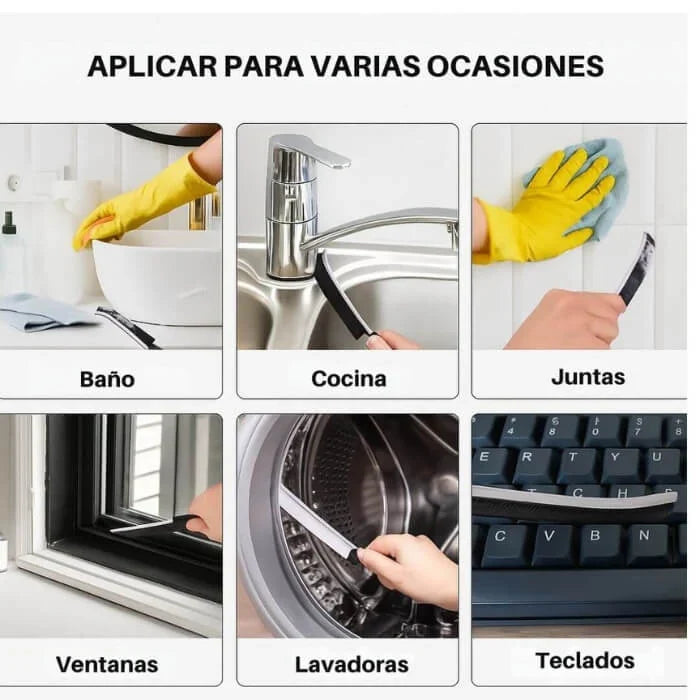Cepillo de Limpieza Profunda 🧽 Pack x3 · Cerdas 20mm