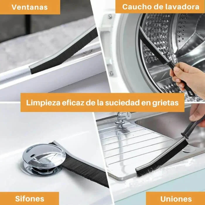 Cepillo de Limpieza Profunda 🧽 Pack x3 · Cerdas 20mm
