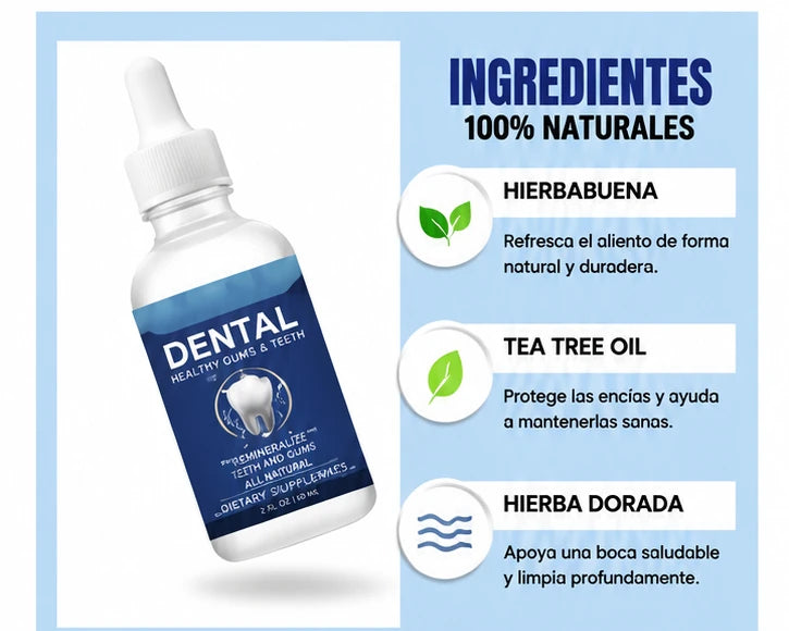 Dental Cavity — Gotas Dentales de Blindaje y Remineralización