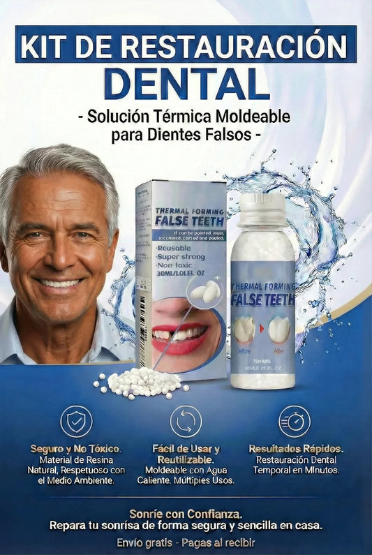 Kit de Restauración Dental — Masilla Moldeable para Dientes