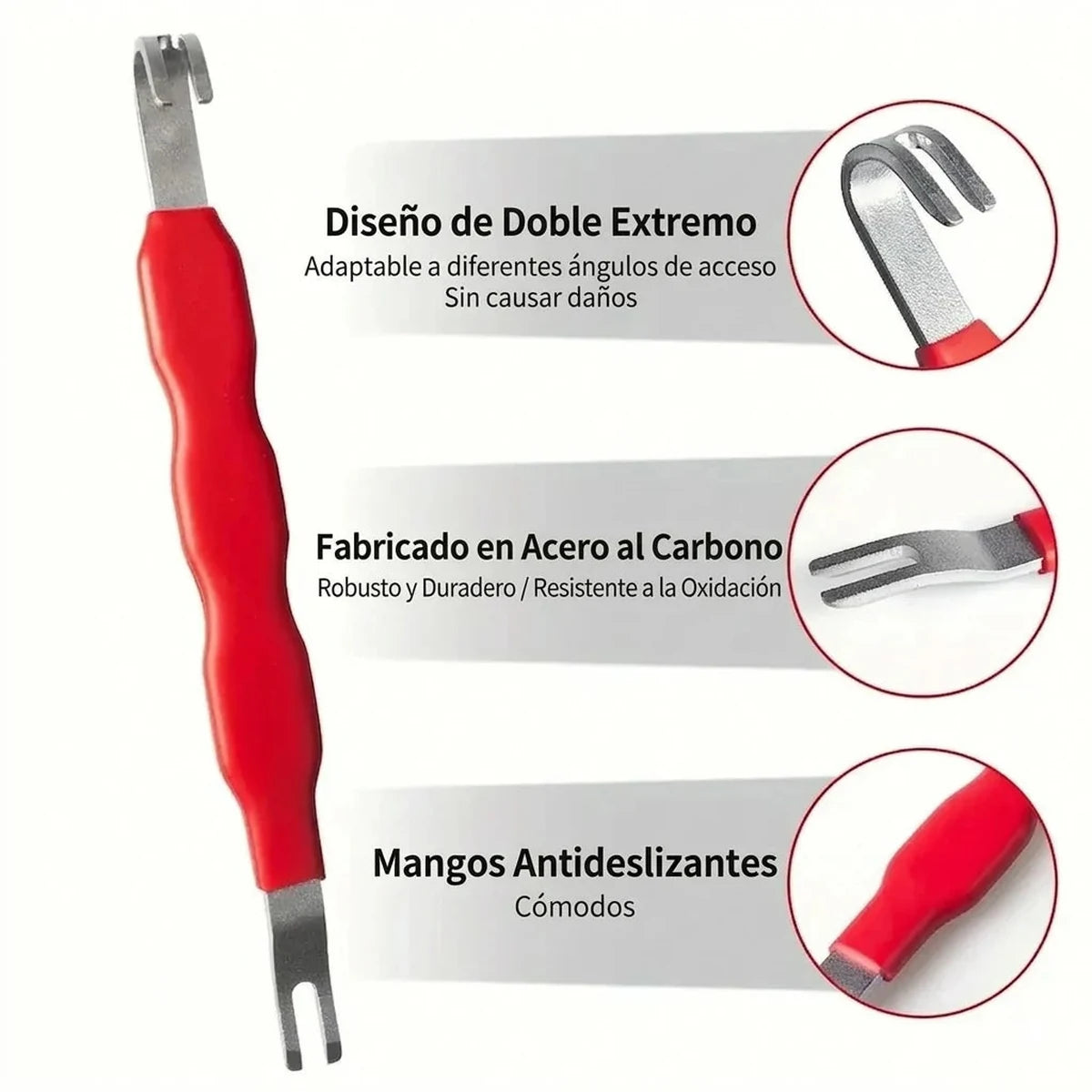 Extractores de Conectores Eléctricos 🔌 Pack x5 · Acero al Carbono