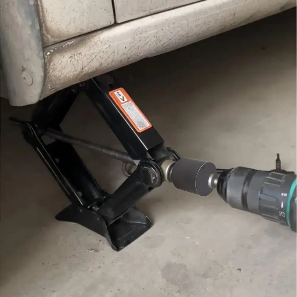 Set x3 Adaptador de Gato para Taladro — Subí el Carro sin Manivela 🔧 — 5