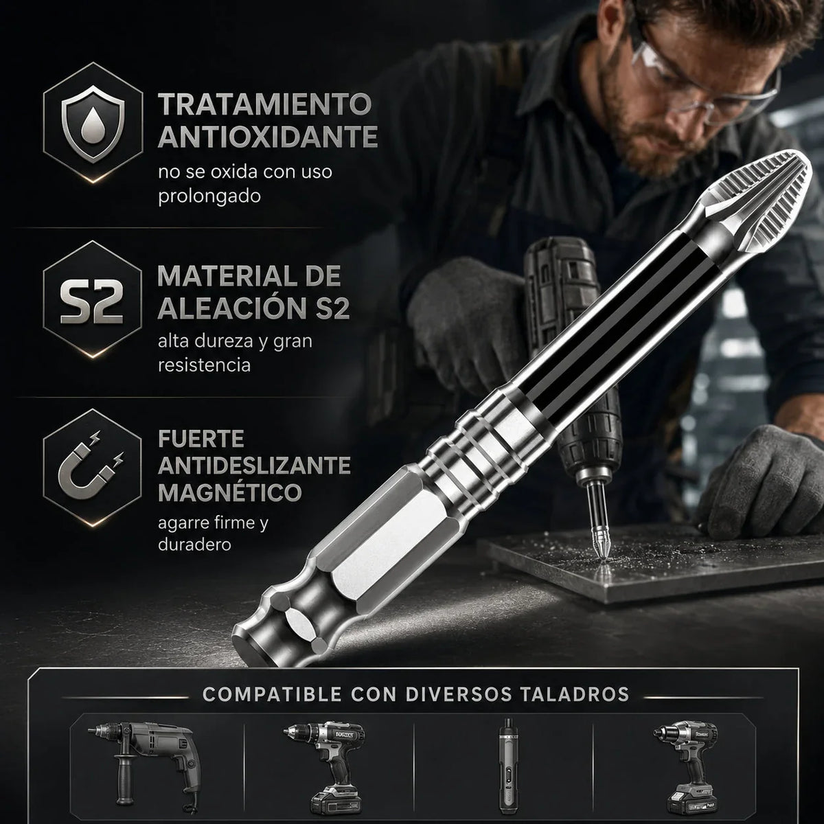 Kit Brocamax® — Brocas Autoperforantes de Acero S2