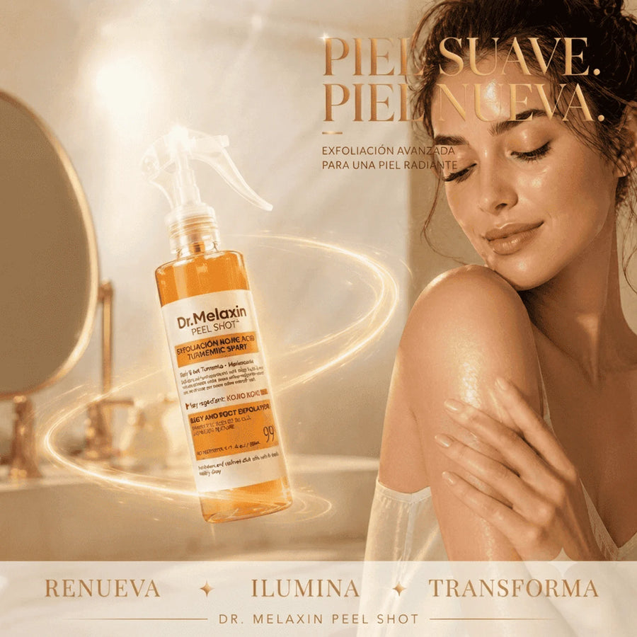 Dr. Melaxin Peel Shot — Spray Exfoliante Corporal 200 ml