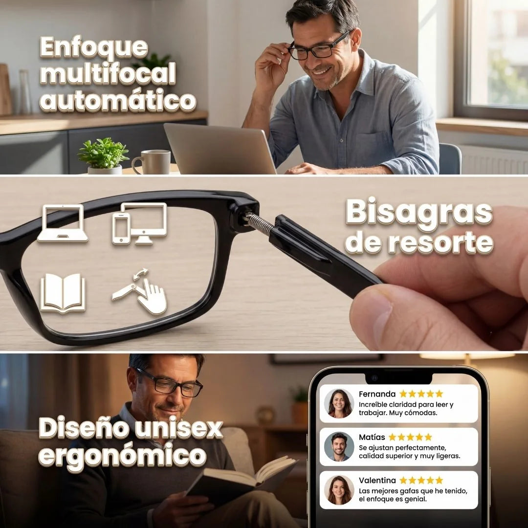 PureVision 👓 Gafas de Lectura Multifocales (2x1)