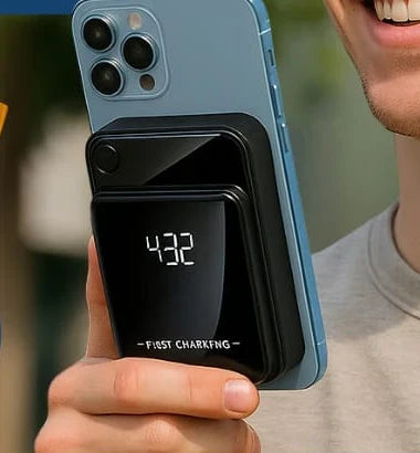 PowerMag — Batería Portátil Magnética con Pantalla LED 🔋