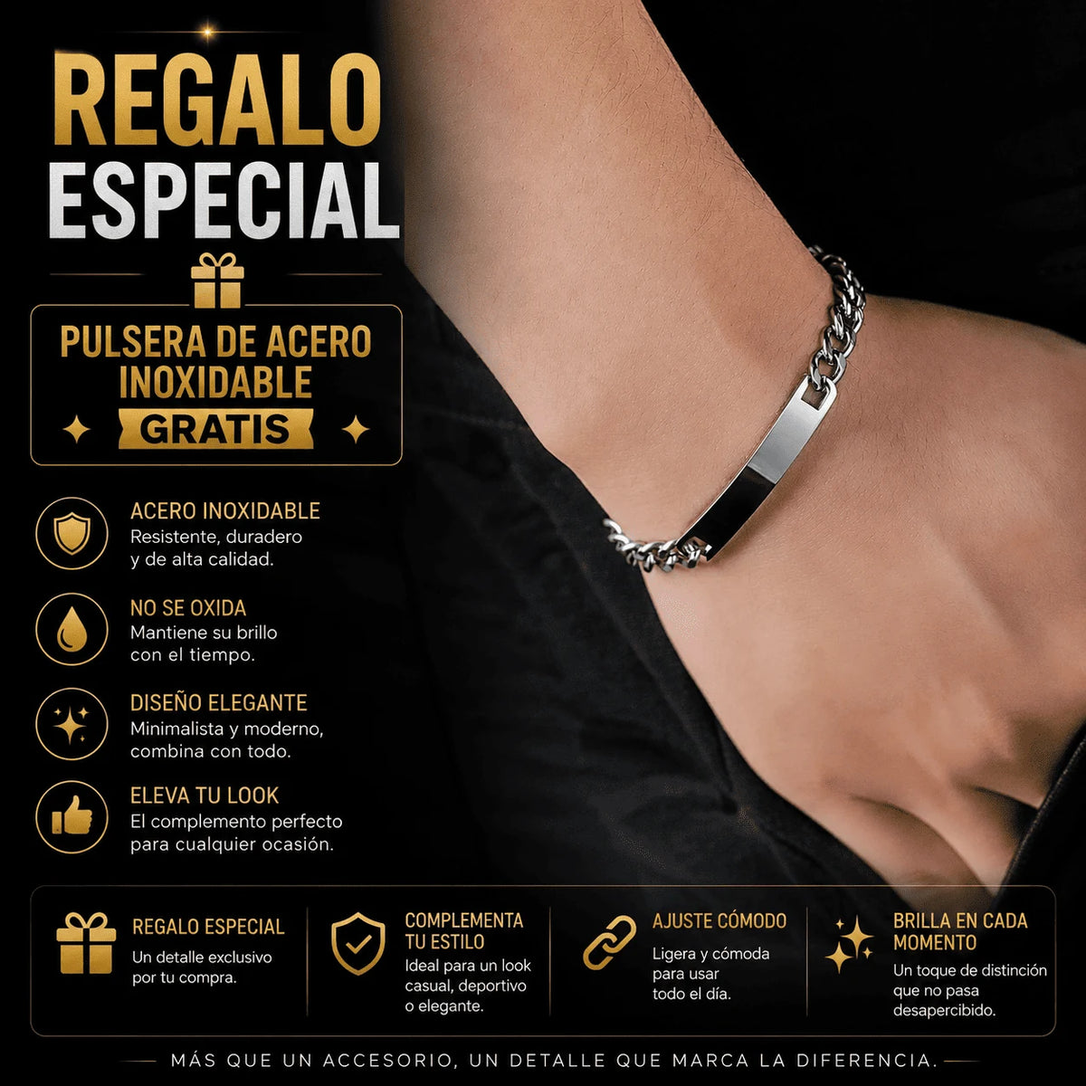 Reloj Alfa Cronos Silver ⌚ SKMEI + Esclava de Acero de Regalo