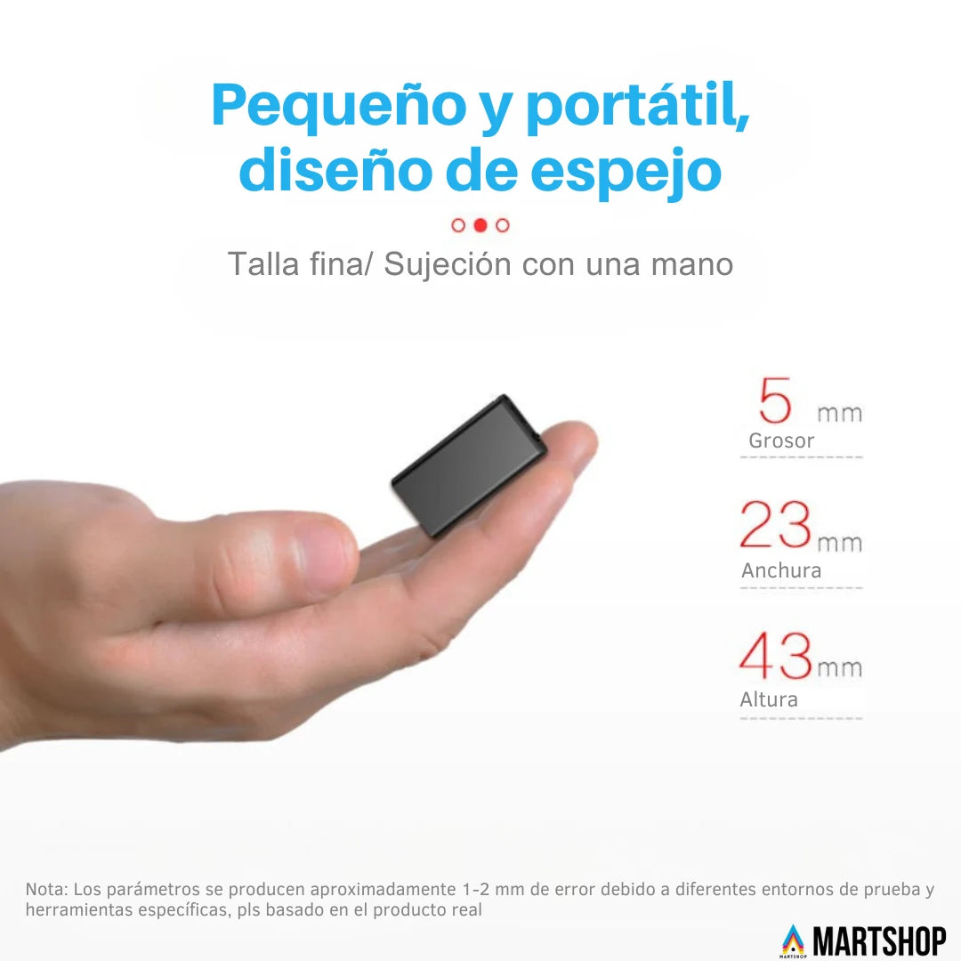 Mini Grabadora de Voz Portátil 🎙️ Activación por Voz · Imán