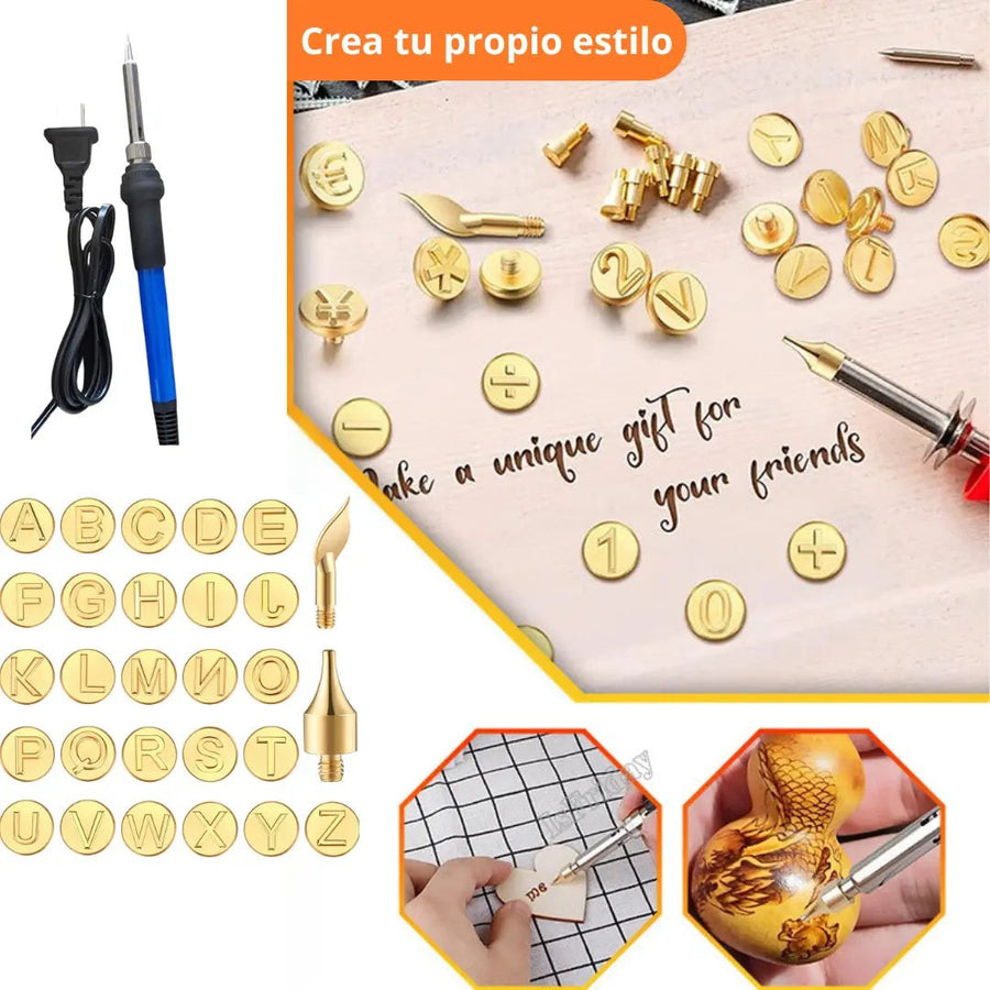 Wood Carving Set — Kit Profesional de Tallado en Madera 🪵